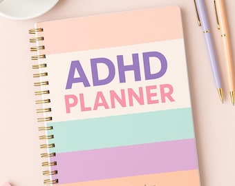 ADHD Planner Printable | Focus Organizer for Adults & Teens | A4 and US Letter | 10-Page Digital Planner for Productivity