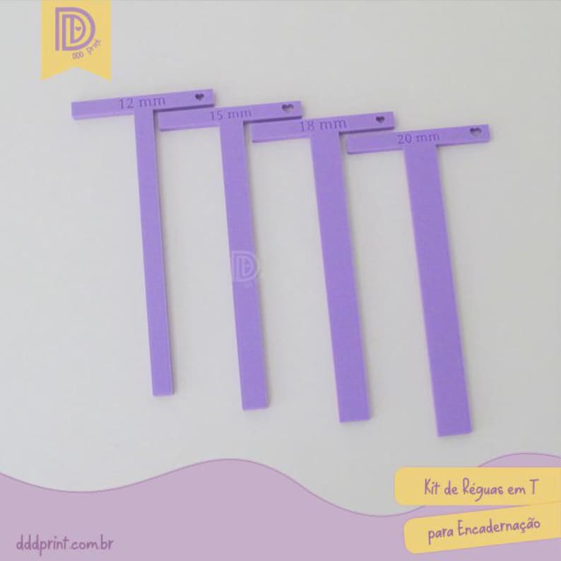 T-shaped Rulers for Bookbinding - STL File for 3D Printing. - Etsy