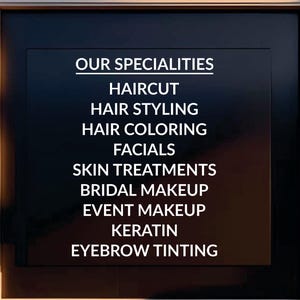 Custom Services List Decal for Business, Window Decal, Business Services List, Business Services, Medical, Salon, Spa, Esthetics, Shops