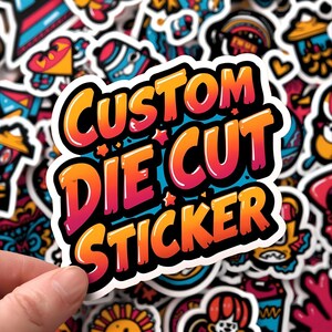 Autocollants personnalisés en vinyle | Emballages en vrac de toutes formes | Stickers logo personnalisés pour entreprises, créateurs, emballages et stickers promotionnels