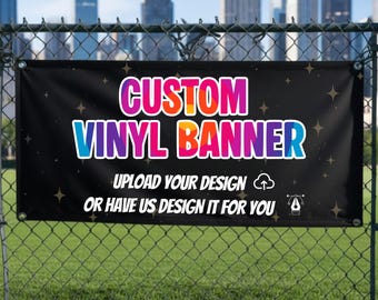 Custom Promotional Vinyl Banners – Personalized Printed Signs for Business Advertising, Festivals, and Event Decorations