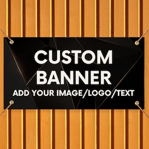 Custom Vinyl Banners & Signs – Personalized Full-Color Banner Printing for Business Advertising, Parties, Events, Weddings, Store Promotion