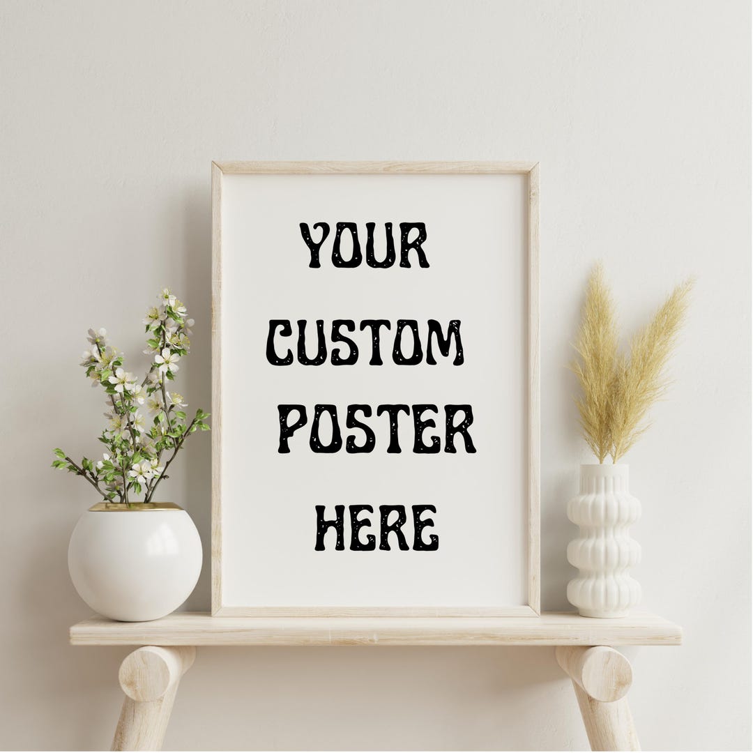 Personalized Poster Printing – High Gloss Custom Prints, Wedding ...