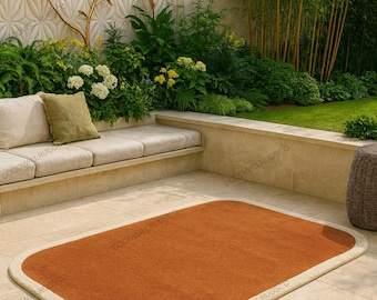 Hand-Tufted Wool Rug: Soft Modern Carpet, Bedroom & Living Room
