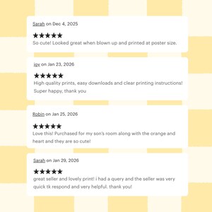 Happy Little Planet Print: Cosmo Bold Nursery Wall Art (Digital Download) image 7