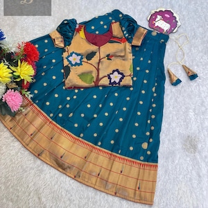 traditional Kids Dress Girl Lehenga, Dress for Kids Girls, Lehenga Choli, Ready to wear Chaniya Choli, Girl&#39;s Lehenga Choli, Navratri Dress
