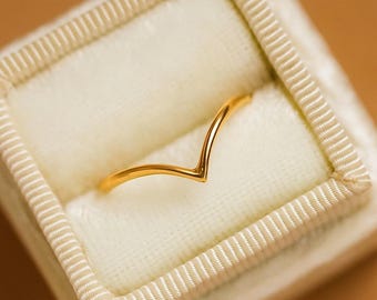 14k Curved Engagement Band,| Real Gold Wedding Band , 1.6MM Curved Wedding Ring , 14k Gold Band, Contour Band , Stack Ring , Curve Band