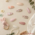 Handmade Soft Mini Baby Snap Clips, 3.5cm, Newborn Toddler, Mother's Day Gift