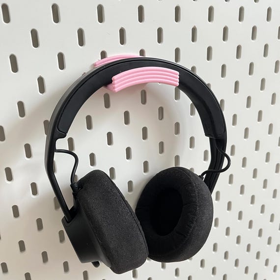 Headphone stand for IKEA Skadis pegboard | Holder for Apple AirPods Max, JBL, Bose, Marshall by Organiz3DFrance