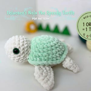 Turtle Crochet Pattern, Ocean Animal Crochet, Amigurumi Crochet Pattern, Sea Life Toy, Plushie Pattern, Coastal Nursery Decor, DIY Gift