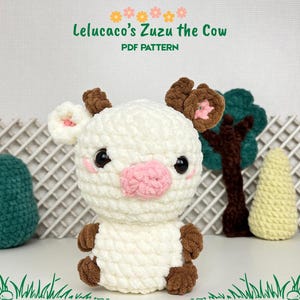 Cow Crochet Pattern PDF | Farm Animal Amigurumi Plushie | DIY Stuffed Animal Tutorial | Beginner Crochet | Instant Download