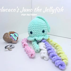 Jellyfish Crochet Pattern PDF | Under The Sea Amigurumi Plushie | DIY Stuffed Animal Tutorial | Beginner Crochet | Instant Download