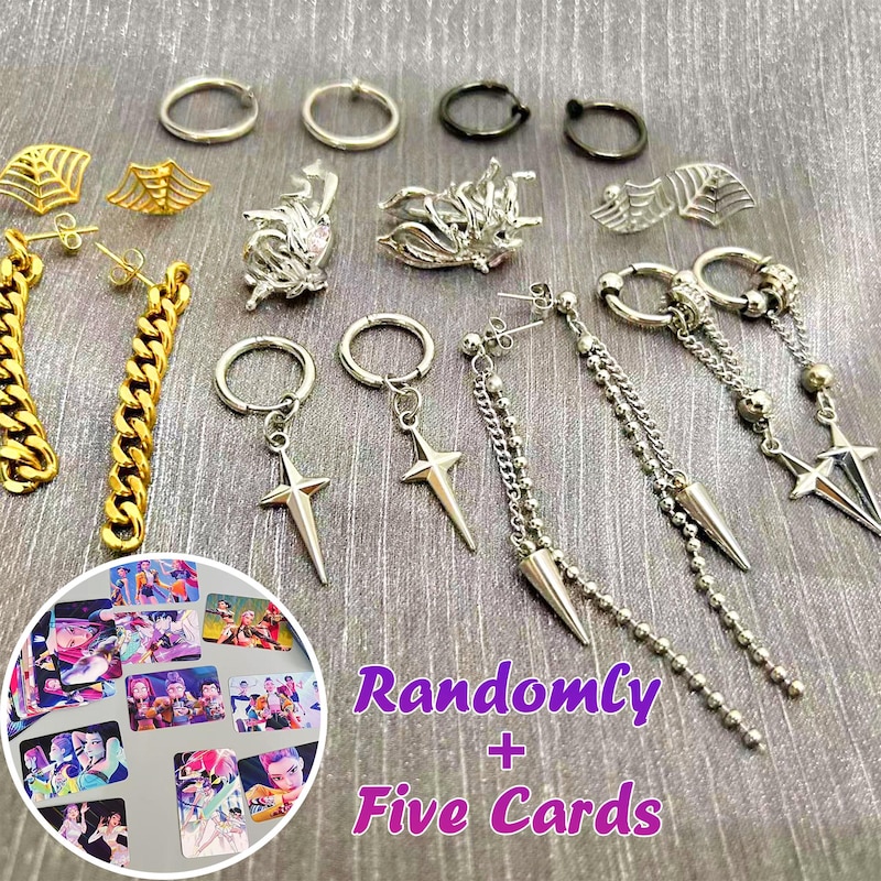 Kpop Demon Hunters Rumi Earrings Etsy