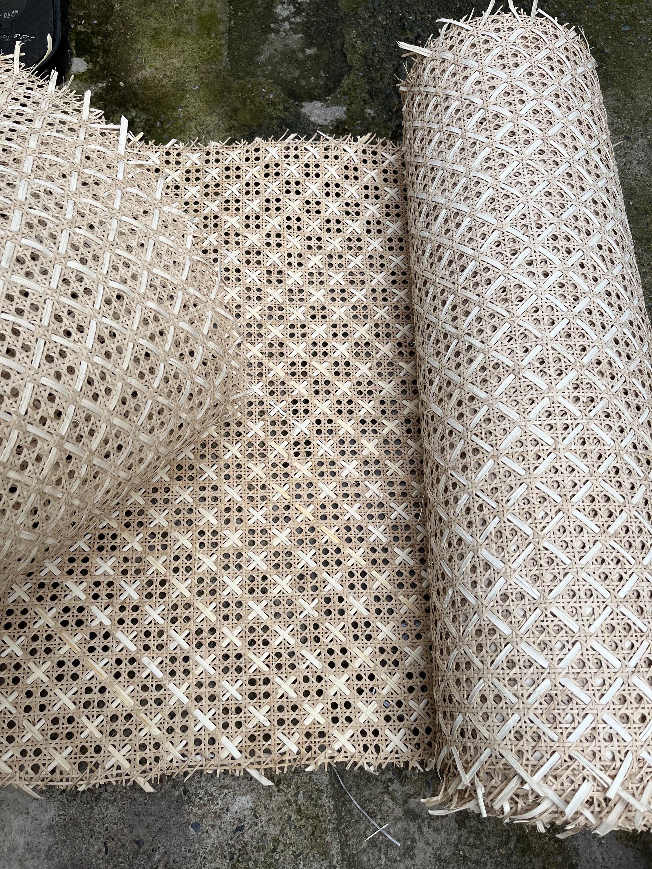 HIGH QUALITY - RHOMBIC - Cane Webbing - Diamond Rattan Webbing | Pre Woven Rattan | Natural Cane Webbing | Mesh | Multiple Sizes