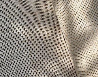 HIGH QUALITY - WHITE - Caro Cane Webbing - Radio Cane Webbing - Pre Woven Rattan - Square Mesh | Natural Rattan | Multiple Sizes