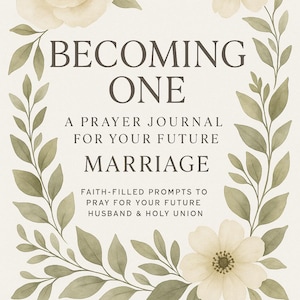 Kristen bönekalender för ditt framtida äktenskap Trosbaserad utskrivbar för kvinnor Be för blivande make och gudfruktig förening PDF