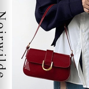 ✨Rare✨Coach Burgundy One-Shoulder Pouch Burgundy Coach Bag - Etsy