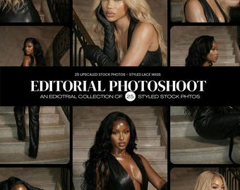 25 Editorial Hair Stock Photos | A NIGHT OUT | Luxury Beauty Campaign Images (25 Photos)