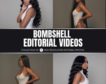 Hair Business Promo Videos | Wig & Extension Model Reels (Digital Download)
