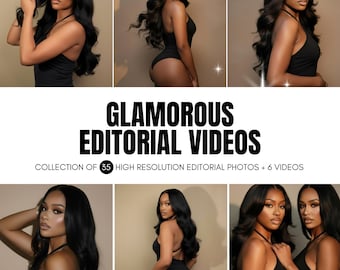 Hair Model Stock Photos & Videos | Editorial Wig Photography (Digital Download)