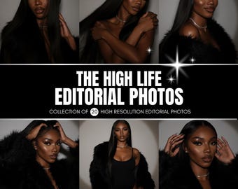 HIGH LIFE | 30 Beauty Stock Photos - Creative Editorial Stock Photos for Hair & Wig Business