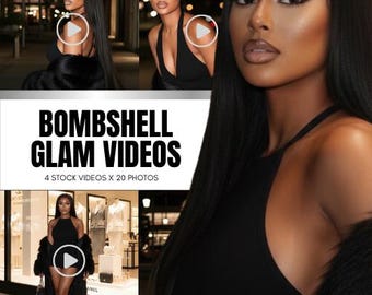 Hair Model Stock Videos + Photos | Beauty Brand Social Media (Digital Download)