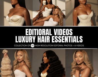 Photos et vidéos de Luxury Hair | Image de marque commerciale de perruque (téléchargement numérique