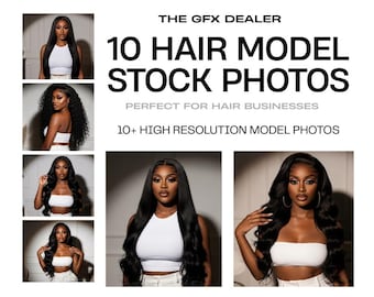 Hair Model Stock Photos | Wig & Extension Business (Digital Download)