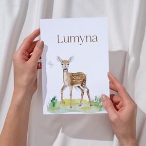 Housse de protection personnalisée pour U-book | U-book | Cerf | Cadeau de naissance