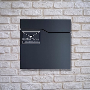 Mailbox sticker: No advertising, please | Sticker | House | Gift idea | Vinyl