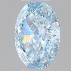 Fancy Blue Lab Grown Diamond, IGI Certified 2.0CT Oval Lab Grown Diamond, Engagement Ring, or Pendant, Blue Diamond For Women, Birthday Gift