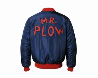 MR. Plow Cosplay Jacket: Embroidered Parachute Fabric - KLD Design