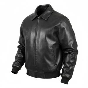 Handmade 90s Oversized Cowhide Leather Biker Jacket Coat Unisex Baggy Fit