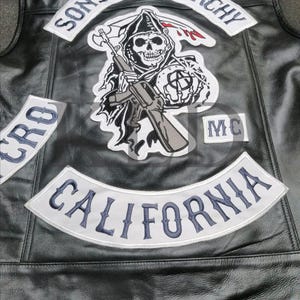 [最安]Sons of Anarchy レザーベスト 極美品 HEAVY MCベスト DX デラックス フロントファスナー無しタイプ