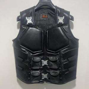 Handmade Blade Cosplay Real Leather Vest Vampire Hunter