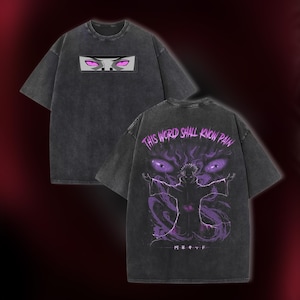 Vintage Anime Washed T-Shirt, The World Shall Know Pain