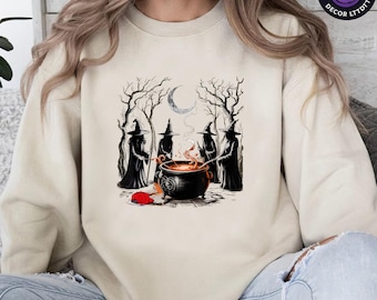 Gruseliges Hexen-Halloween-Sweatshirt: Feministische soziale Gerechtigkeit
