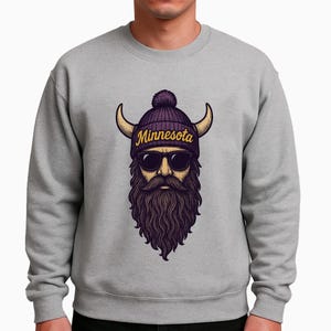 Minnesota Football Sweatshirt, Retro Sports Fan Shirt, Trendy Game Day Gift Tee, Minnesota Mascot Sweatshirt, Minnesota Football Fan Shirt