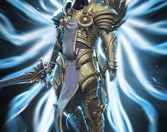 BLLIZARD ディアブロ Diablo3 ミニ ティラエル RARE Diablo 3 Mini Tyrael Sculpture Blizzcon 2011 Figure No Stand