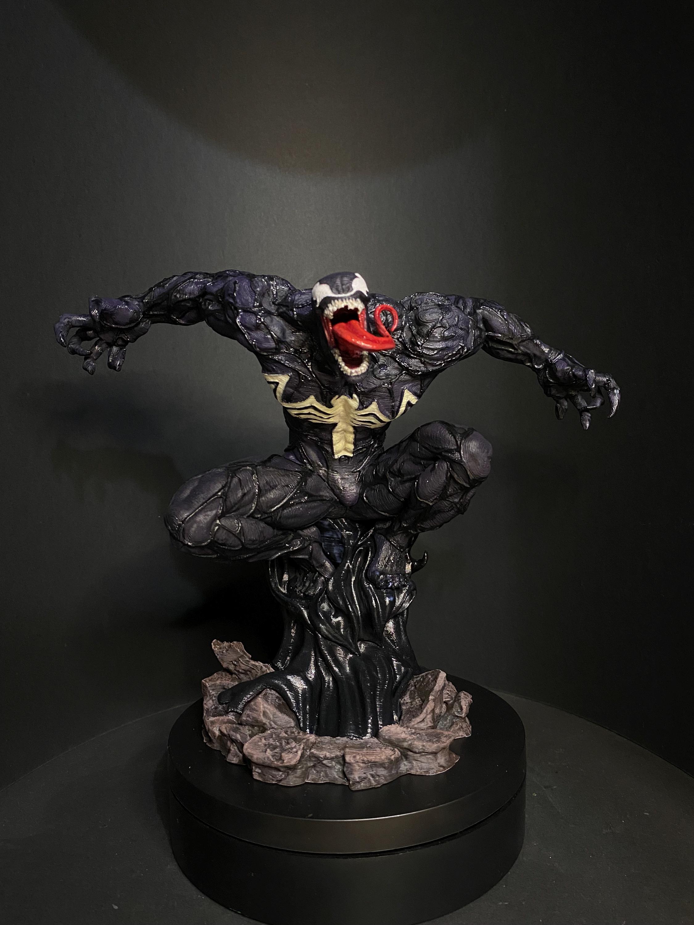 Venom - 3D Printed & Hand-painted Action Figure | Eddie Brock