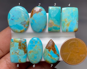 Muhave Turquoise Cabochon, Loose Gemstone For Jewelry Making