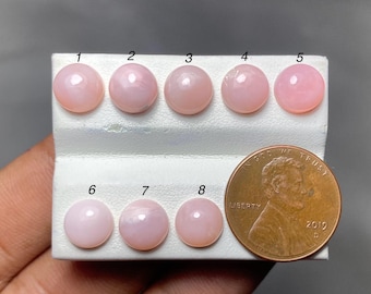 Natural Pink Opal Cabochon Oval | Loose Gemstones For Jewelry Making