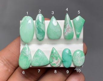 Cabochon di variscite americana naturale, pietra preziosa sfusa per la creazione di gioielli