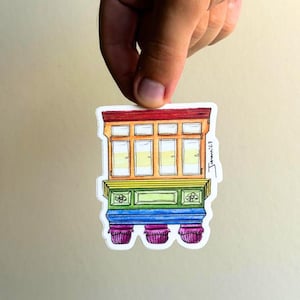 Stickers fierté arc-en-ciel