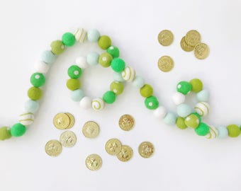 Lucky Felt Ball Garland, Banner, Bunting - St. Patrick's Day