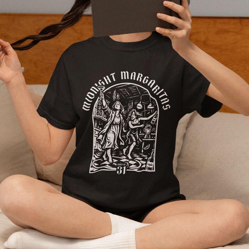 Practical Magic Midnight Margaritas Shirt Owens Sisters Witch Tee Halloween Witch Graphic Shirt 90s Witch Movie Shirt Margaritas Scene Tee image 6