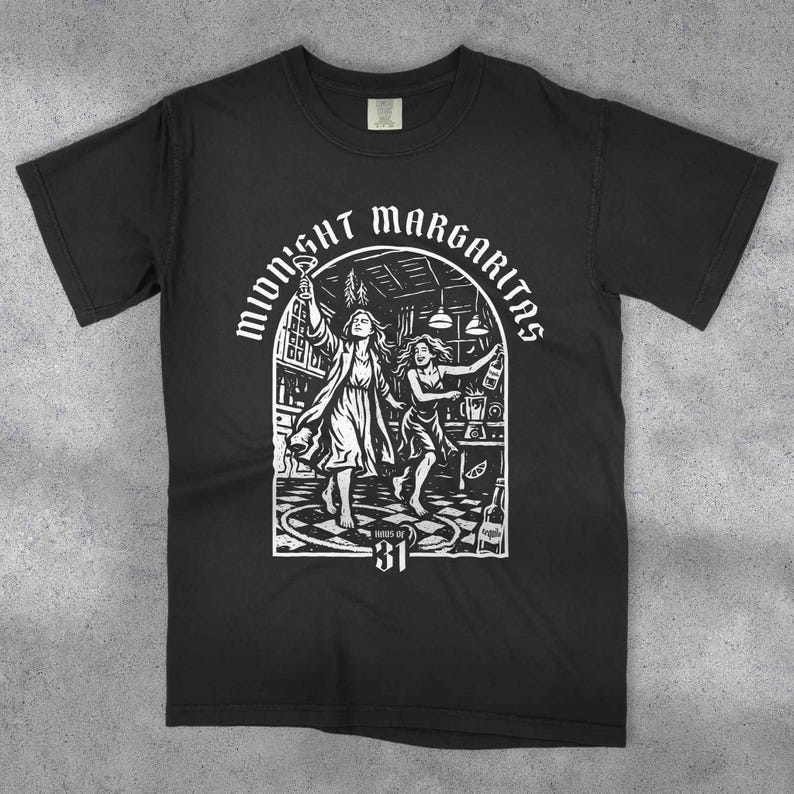 Practical Magic Midnight Margaritas Shirt Owens Sisters Witch Tee Halloween Witch Graphic Shirt 90s Witch Movie Shirt Margaritas Scene Tee image 1