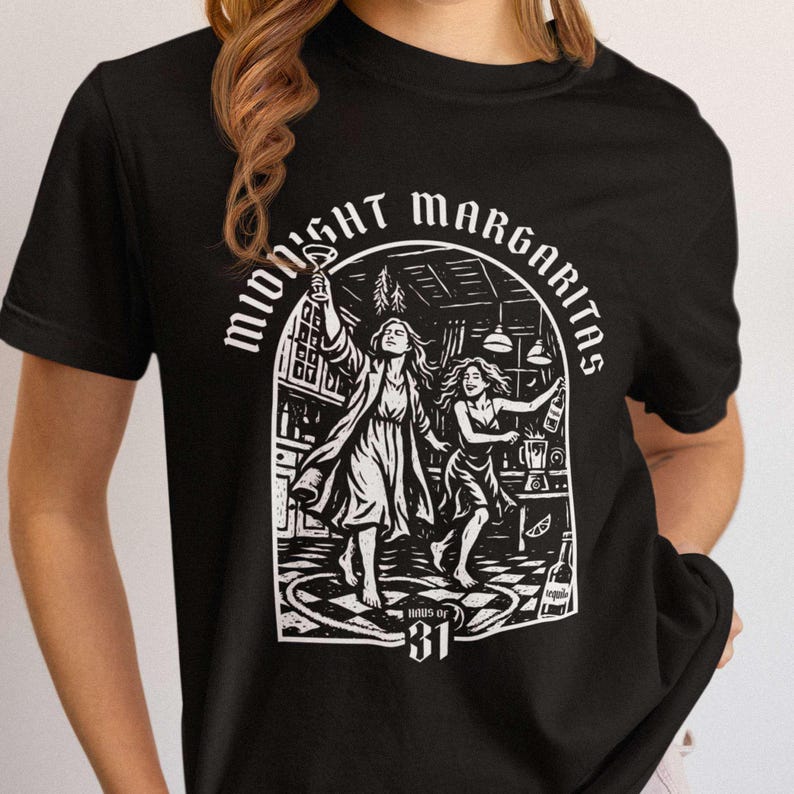 Practical Magic Midnight Margaritas Shirt Owens Sisters Witch Tee Halloween Witch Graphic Shirt 90s Witch Movie Shirt Margaritas Scene Tee image 4