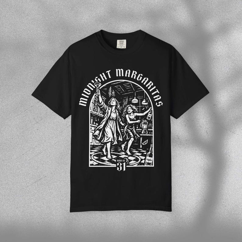 Practical Magic Midnight Margaritas Shirt Owens Sisters Witch Tee Halloween Witch Graphic Shirt 90s Witch Movie Shirt Margaritas Scene Tee image 2