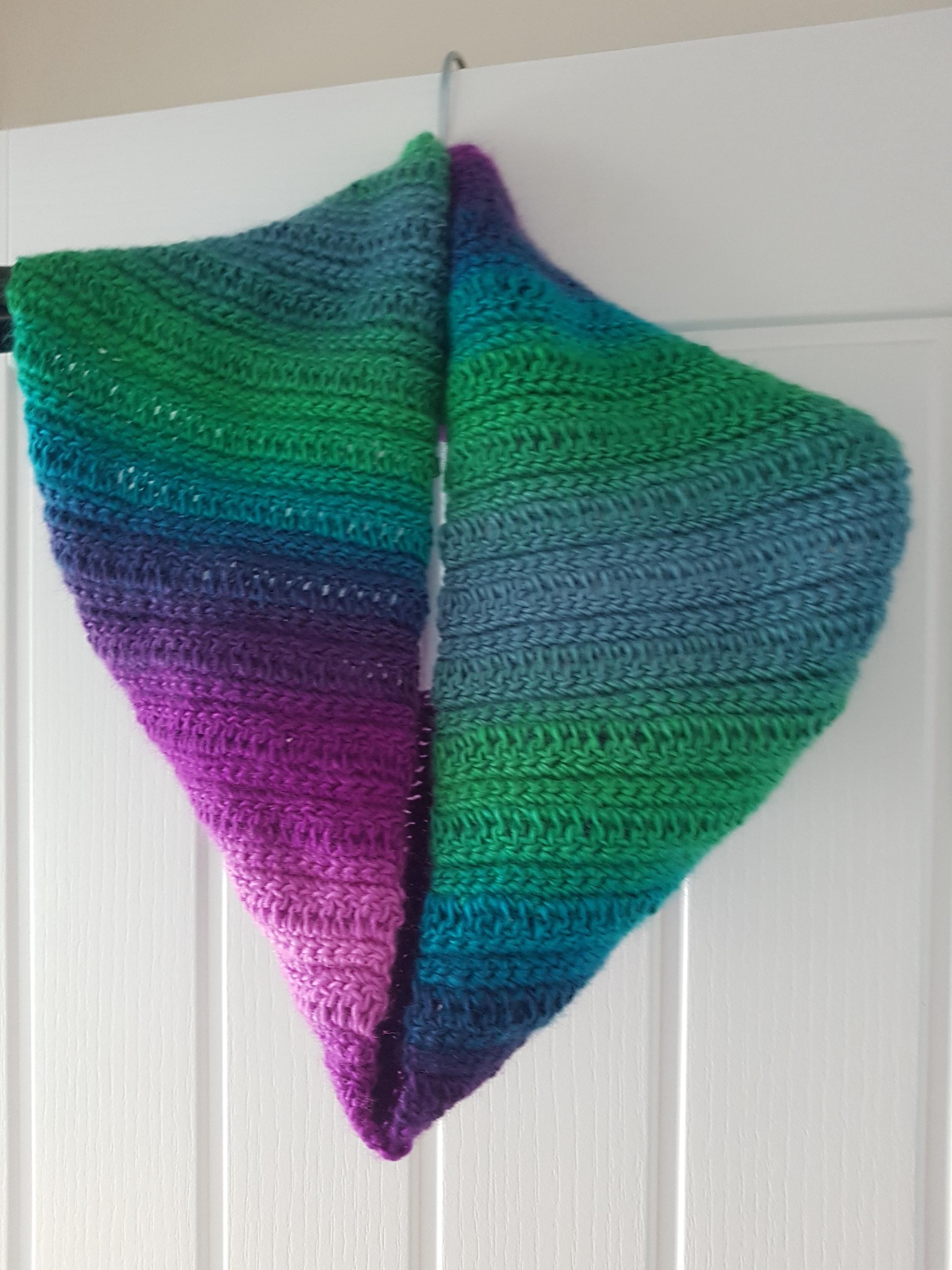 Infinity Scarf - Blue Trinidad - Thumbnail 3